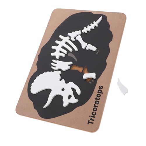 HOOTNEE Dinosaurier Fossil Puzzle aus Holz für Lernspielzeug Kreativität und Problemlösungsfähigkeiten für Kindergeburtstage und Spielnachmittage Jahre HOOTNEE Dinosaurier Fossil Puzzle aus Holz für Lernspielzeug Kreativität und Problemlösungsfähigkeiten für Kindergeburtstage und Spielnachmittage Jahre von HOOTNEE