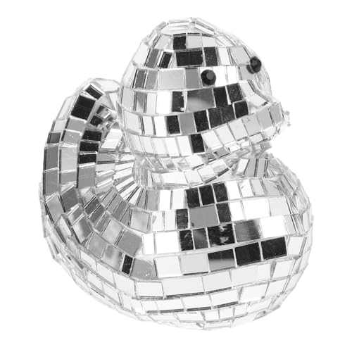 HOOTNEE Disco Duck Ornamente Spiegelkugel-Ornamente Glasente hängende Discokugeln reflektierende Spiegelkugel Disco -Dekorationen Entenschmuck Discokugeln Ornamente Schaum Silber HOOTNEE Disco Duck Ornamente Spiegelkugel-Ornamente Glasente hängende Discokugeln reflektierende Spiegelkugel Disco -Dekorationen Entenschmuck Discokugeln Ornamente Schaum Silber von HOOTNEE
