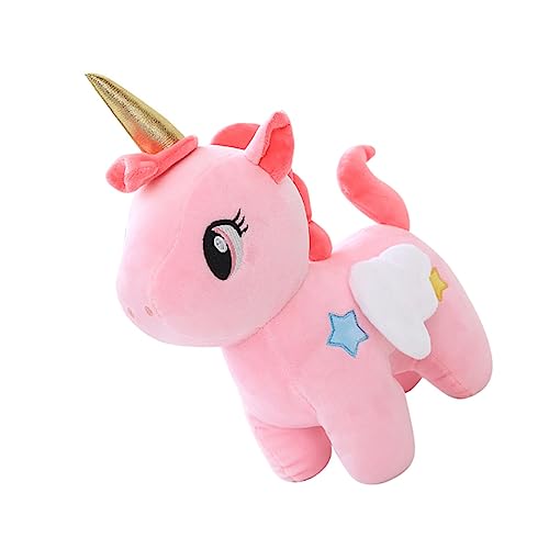 HOOTNEE Einhorn Plüschtier Kuscheliges Einhorn für Kinderzimmer Dekoration und Geburtstagsgeschenk Hochwertiges Weiches Material HOOTNEE Einhorn Plüschtier Kuscheliges Einhorn für Kinderzimmer Dekoration und Geburtstagsgeschenk Hochwertiges Weiches Material von HOOTNEE