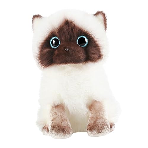 HOOTNEE Gefüllte Siamesische Katzenpuppe Plüschtier Kreative Dekoration für Kinderzimmer Hautfreundliches Einzigartiges für Jungen Jede HOOTNEE Gefüllte Siamesische Katzenpuppe Plüschtier Kreative Dekoration für Kinderzimmer Hautfreundliches Einzigartiges für Jungen Jede von HOOTNEE