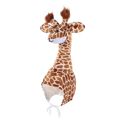 HOOTNEE Giraffenhut Kleinkinder Jungen Und Mädchen Tierkappe Interaktiver Tanzparty-performance-hut von HOOTNEE