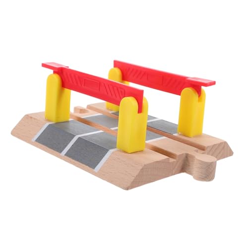 Gleiszubehör Spielzeugeisenbahnschienen aus Holz Teile für Niveauerhöhungen Auto Zubehör DIY-Geländer-Barriere-Modell Spielendes Geländer-Barrieremodell gebaut Spur einfügen Zaun von HOOTNEE
