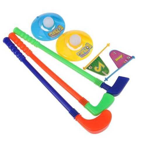 HOOTNEE Golfspiel Buntes Indoor Outdoor Golfs Pädagogisches Sportspiel für Geduld Koordination und Gemeinschaft Geeignet für Drinnen und Draußen Zufällige Farbe Zufällige Farbe von HOOTNEE