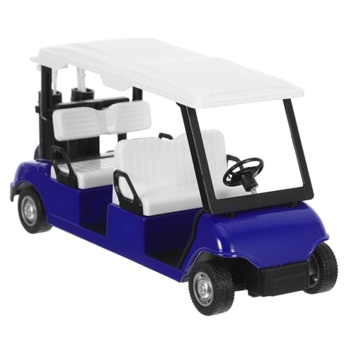 HOOTNEE Golfwagenmodell Golfwagen -Model -Requisiten Minigolfwagen Sammlerstück Mini -golfwagen -Requisiten Pullback Action Vehicle Pullback-golfwagen- Blau Legierung von HOOTNEE
