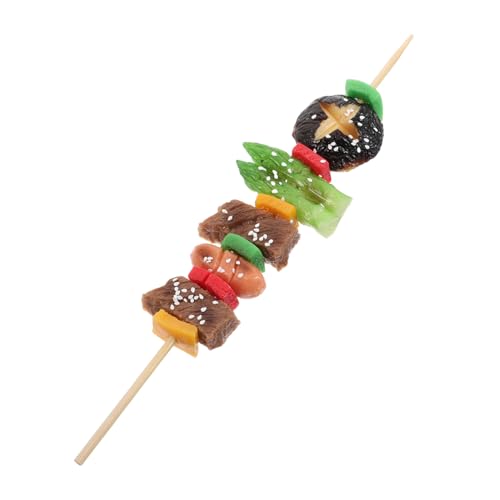 HOOTNEE Grillspieß Modell Gefälschte Barbecue Essen Grill BBQ Rollenspiel Kinderspielzeug Mini Essen Küche Spiel Essen Miniatur Küchenspielzeug Essen Küche Spiel Grillspieße PVC HOOTNEE Grillspieß Modell Gefälschte Barbecue Essen Grill BBQ Rollenspiel Kinderspielzeug Mini Essen Küche Spiel Essen Miniatur Küchenspielzeug Essen Küche Spiel Grillspieße PVC von HOOTNEE