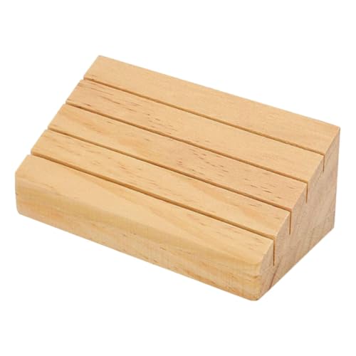 HOOTNEE Halter Für Spielkarten, Präsentationsständer Aus Holz, Spielkartenständer, Spielkartenbasen, Spielkartentablett, Spielkartenhalter Aus Holz, Kartenspielständer, von HOOTNEE