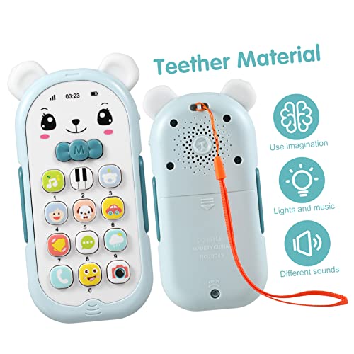 HOOTNEE Handyspielzeug für Babys spielmatte Kleinkindspielzeug Handy kindertelefon Babyphone 6-12 Monate -Telefon Elektronisches Bauteil HOOTNEE Handyspielzeug für Babys spielmatte Kleinkindspielzeug Handy kindertelefon Babyphone 6-12 Monate -Telefon Elektronisches Bauteil von HOOTNEE
