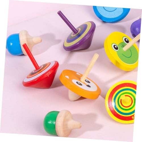 HOOTNEE Holz Spielset für Leichtes Lustiges Gyro zur Hand Auge Koordination Mitgebsel für Kindergeburtstag Pädagogisch und Langlebig von HOOTNEE