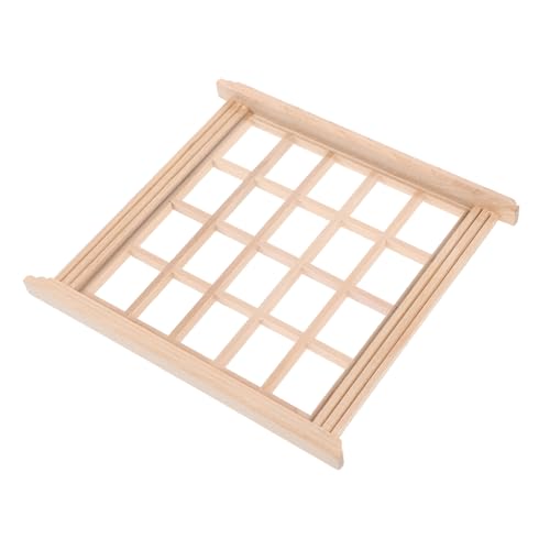 HOOTNEE Holzfenstermodell, Simulationsfenster Für Puppenhaus, Miniaturfenster Für Modelle, Puppenhaus Baubedarf, Kleines Fenster, Mini Dekoration, Spielhausfenster, Mini Hausdekor HOOTNEE Holzfenstermodell, Simulationsfenster Für Puppenhaus, Miniaturfenster Für Modelle, Puppenhaus Baubedarf, Kleines Fenster, Mini Dekoration, Spielhausfenster, Mini Hausdekor von HOOTNEE