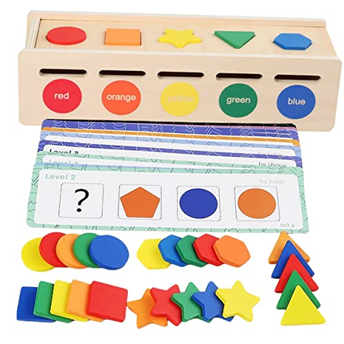 HOOTNEE Holzspielzeug Farb und Formsortierer Lernspielzeug Feinmotorik Geduld Konzentration für Junge Mädchen und Kleinkinder Ab Monate Sicher Glatte Oberfläche Pädagogisches Desktop HOOTNEE Holzspielzeug Farb und Formsortierer Lernspielzeug Feinmotorik Geduld Konzentration für Junge Mädchen und Kleinkinder Ab Monate Sicher Glatte Oberfläche Pädagogisches Desktop von HOOTNEE