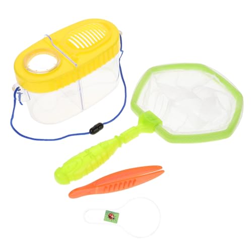 HOOTNEE Insektenbeobachtungsset Teiliges Bug Observation Kit mit Transparenter Beobachtungsbox und Sicherem Leichtes Naturerkundungsspielzeug für Jungen und Mädchen Draußen HOOTNEE Insektenbeobachtungsset Teiliges Bug Observation Kit mit Transparenter Beobachtungsbox und Sicherem Leichtes Naturerkundungsspielzeug für Jungen und Mädchen Draußen von HOOTNEE