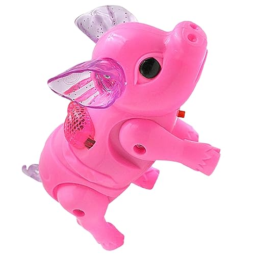HOOTNEE Adorable Kids Electric Pig Toy Mit Lichteffekten Interaktives Elektrisches Gehendes Schwein Für Kleinkinder Lernspielzeug Für Musikalische Und Kognitive Fähigkeiten Batterien von HOOTNEE