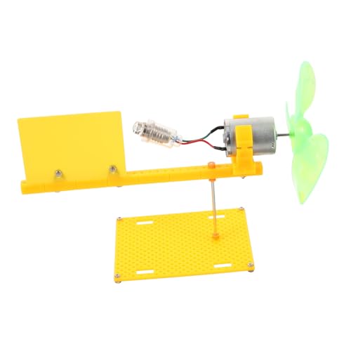 HOOTNEE Kleiner Windgenerator Motor DIY Modell zur Erzeugung von Windenergie für Bildungsprojekte für Experimente und Kreative Lernmethoden aus Robustem Gefertigt von HOOTNEE