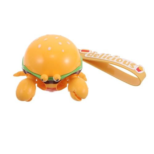 HOOTNEE Krabbenburgerspielzeug Fast -Food -Schlüsselring Krabbenspielzeug für Burger zum Krabbenschlüsselketten Fast -Food - Gefälschte Nahrungsverzierungen Plastik HOOTNEE Krabbenburgerspielzeug Fast -Food -Schlüsselring Krabbenspielzeug für Burger zum Krabbenschlüsselketten Fast -Food - Gefälschte Nahrungsverzierungen Plastik von HOOTNEE