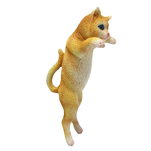 HOOTNEE Kreative Katzenfigur Als Hängende Deko Niedliche Katzenstatue Für Blumentöpfe Balkon Und Garten Resin Katzendekoration Für Pflanzenliebhaber Und Tierfreunde HOOTNEE Kreative Katzenfigur Als Hängende Deko Niedliche Katzenstatue Für Blumentöpfe Balkon Und Garten Resin Katzendekoration Für Pflanzenliebhaber Und Tierfreunde von HOOTNEE