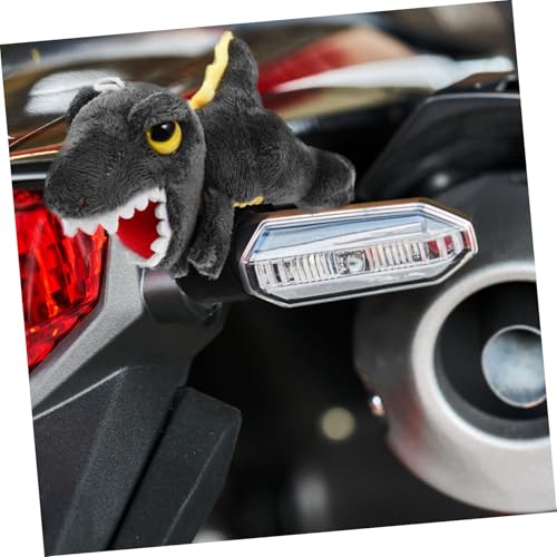 HOOTNEE Kreative Motorrad Dinosaurier Dekoration Niedliches Weiches Plüschtier Einfache Befestigung Vielseitiges Mini Dino Accessoire für Jungen Lustige Partydeko und Origineller HOOTNEE Kreative Motorrad Dinosaurier Dekoration Niedliches Weiches Plüschtier Einfache Befestigung Vielseitiges Mini Dino Accessoire für Jungen Lustige Partydeko und Origineller von HOOTNEE