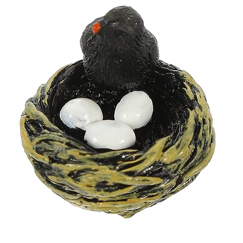 HOOTNEE Künstliche Miniaturvögel mit Nest aus Resin Realistische Garten Dekoration für Puppenhäuser Geschenkideen und Kreative Wohnraumgestaltung HOOTNEE Künstliche Miniaturvögel mit Nest aus Resin Realistische Garten Dekoration für Puppenhäuser Geschenkideen und Kreative Wohnraumgestaltung von HOOTNEE