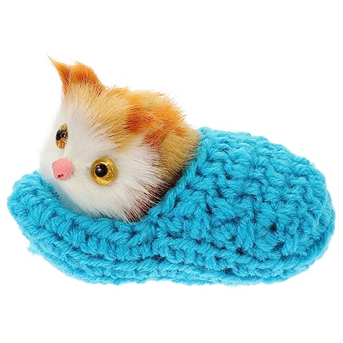 HOOTNEE Kuschelige Katzenfigur Realistische Plüschkatze Dekoration für Zuhause und Kinderzimmer Süßes für Weiches und Komfortables Material für Schreibtisch oder Auto HOOTNEE Kuschelige Katzenfigur Realistische Plüschkatze Dekoration für Zuhause und Kinderzimmer Süßes für Weiches und Komfortables Material für Schreibtisch oder Auto von HOOTNEE