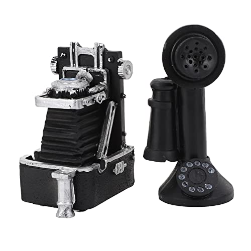 HOOTNEE -Set 2 Stück Mini-Kamera Telefon Ornament Für Spielzeug Miniatur-landschaftsdekor HOOTNEE -Set 2 Stück Mini-Kamera Telefon Ornament Für Spielzeug Miniatur-landschaftsdekor von HOOTNEE