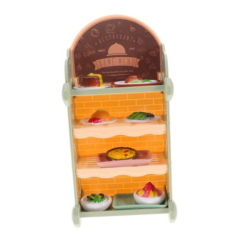 HOOTNEE Lebensmittelregal, Spielzeug, Miniatur Bäckerei, Kuchen, Miniatur Vitrine, Kinderküche, Spielset, Küchenspielzeug, Puppenhaus, Küchenmöbel, Spielladen, Mini Verse Lebensmittel, HOOTNEE Lebensmittelregal, Spielzeug, Miniatur Bäckerei, Kuchen, Miniatur Vitrine, Kinderküche, Spielset, Küchenspielzeug, Puppenhaus, Küchenmöbel, Spielladen, Mini Verse Lebensmittel, von HOOTNEE