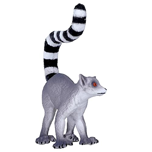 HOOTNEE Simulation Lemuroid Figurine Tierfigur Für Kreative Spielideen Pädagogisches Spielzeug Für Kindergeburtstagsfeiern Und Dekoration HOOTNEE Simulation Lemuroid Figurine Tierfigur Für Kreative Spielideen Pädagogisches Spielzeug Für Kindergeburtstagsfeiern Und Dekoration von HOOTNEE