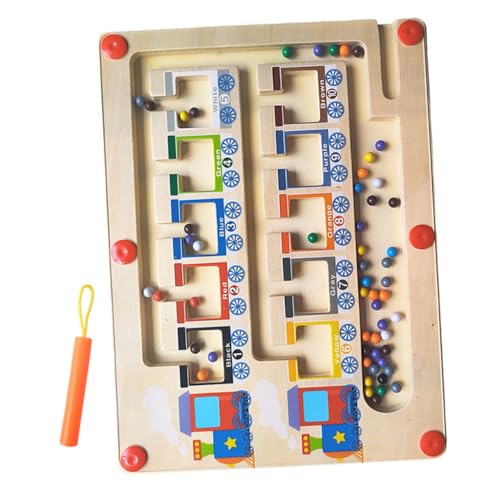 HOOTNEE Magnetische Zug Zähltafel Aus Holz, Zählspielzeug Für Die Kognitive Entwicklung, Farbsortierpuzzle, Farbsortierspielzeug, Farbsortier Zuordnungsspiel, Zähl Und Sortierspielzeug HOOTNEE Magnetische Zug Zähltafel Aus Holz, Zählspielzeug Für Die Kognitive Entwicklung, Farbsortierpuzzle, Farbsortierspielzeug, Farbsortier Zuordnungsspiel, Zähl Und Sortierspielzeug von HOOTNEE