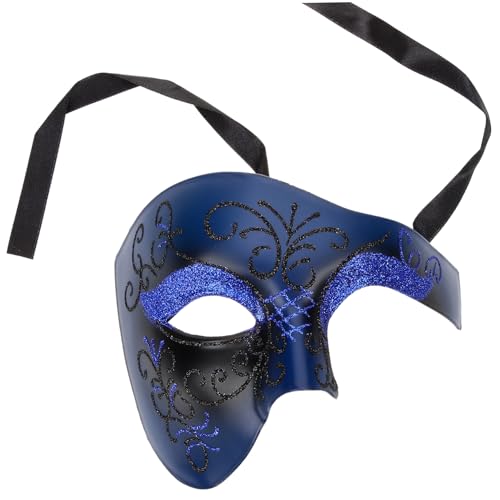 HOOTNEE Maske für Karneval Vintage Cosplay Halbgesichtsmaske Handbemalt für Kostüm Party Leicht und Bequem Verleiht HOOTNEE Maske für Karneval Vintage Cosplay Halbgesichtsmaske Handbemalt für Kostüm Party Leicht und Bequem Verleiht von HOOTNEE