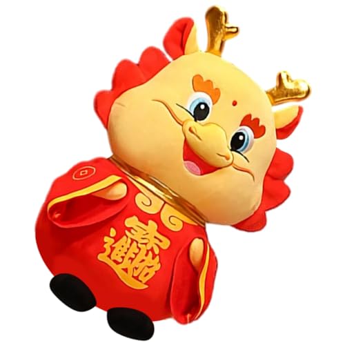 HOOTNEE Maskottchen Plüschtier Ausgestopfter Drache Chinesischer Stil Drachenspielzeug Drachenmaskottchen Ornament Kawaii Drache Chinesisches Neujahrsmaskottchen Spielzeug Drache HOOTNEE Maskottchen Plüschtier Ausgestopfter Drache Chinesischer Stil Drachenspielzeug Drachenmaskottchen Ornament Kawaii Drache Chinesisches Neujahrsmaskottchen Spielzeug Drache von HOOTNEE
