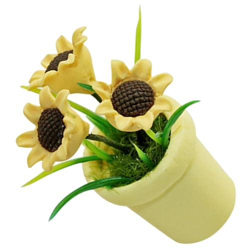 HOOTNEE Künstliche Sonnenblume Bonsai Pflanze Topf Mini Dekoration Für Und -Landschaft Deko Für Kleine Räume Und HOOTNEE Künstliche Sonnenblume Bonsai Pflanze Topf Mini Dekoration Für Und -Landschaft Deko Für Kleine Räume Und von HOOTNEE