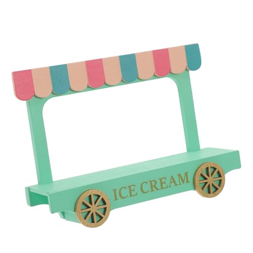 HOOTNEE Mini Eiswagen Modell, Mini Zubehör, Mini Einrichtung, Kleine Möbel Für Puppenhaus, Puppenhaus Holzdekor, Mini Holzmöbel, Mini Verzierung, Mini Verzierung von HOOTNEE