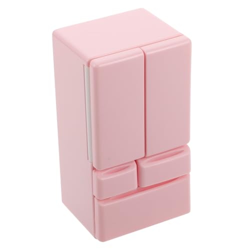 HOOTNEE Mini-Küchenspielzeug Dollhouse Kühlschrank Mini -Kühlschrank Kleinkinder Kühlschrank Mini -Kühlschrankzubehör Puppenhaus-Gefrierschrank Mini-Sachen Miniaturfutter Plastik Rosa HOOTNEE Mini-Küchenspielzeug Dollhouse Kühlschrank Mini -Kühlschrank Kleinkinder Kühlschrank Mini -Kühlschrankzubehör Puppenhaus-Gefrierschrank Mini-Sachen Miniaturfutter Plastik Rosa von HOOTNEE