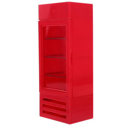 HOOTNEE Mini Kühlschrank Modell für Puppenhaus Realistisches Design Küchenzubehör für Kreative Spielideen Dekoration für Miniaturszenen und Puppenmöbel von HOOTNEE