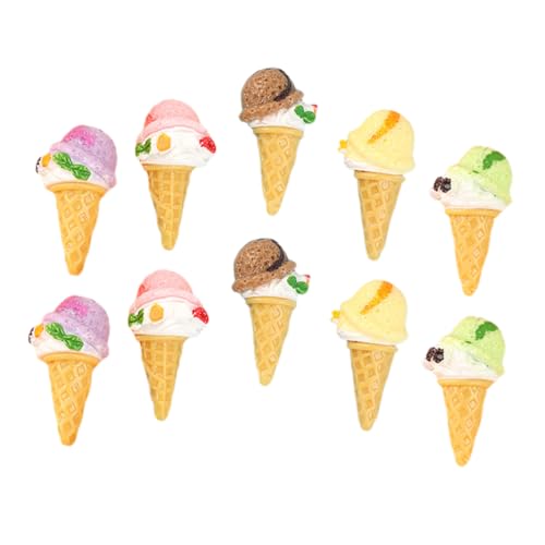 HOOTNEE Gefälschtes Eiscreme-Set Mit Mini-eistüten Eiscreme-Spielzeug-Simulation Für Kinderpartys Und Zum Spielen von HOOTNEE