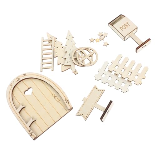 HOOTNEE Mini Modellszene, Feentür Für Das Klassenzimmer, Feentür Bastelset, Mini Holzhaus, Miniatur Feen, Feentür Dekoration, Feentür Für Den Baum, DIY Gefertigter Miniatur Feentür HOOTNEE Mini Modellszene, Feentür Für Das Klassenzimmer, Feentür Bastelset, Mini Holzhaus, Miniatur Feen, Feentür Dekoration, Feentür Für Den Baum, DIY Gefertigter Miniatur Feentür von HOOTNEE