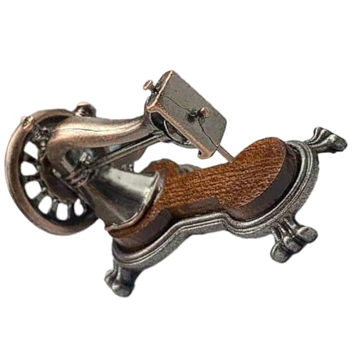 HOOTNEE Mini Nähmaschine, Miniatur Nähmaschine, Mini Hausdekoration, Mini Miniatur Nähmaschine, Nähmaschinenmodell, Vintage Möbel, Ornament, Mini Hauszubehör HOOTNEE Mini Nähmaschine, Miniatur Nähmaschine, Mini Hausdekoration, Mini Miniatur Nähmaschine, Nähmaschinenmodell, Vintage Möbel, Ornament, Mini Hauszubehör von HOOTNEE