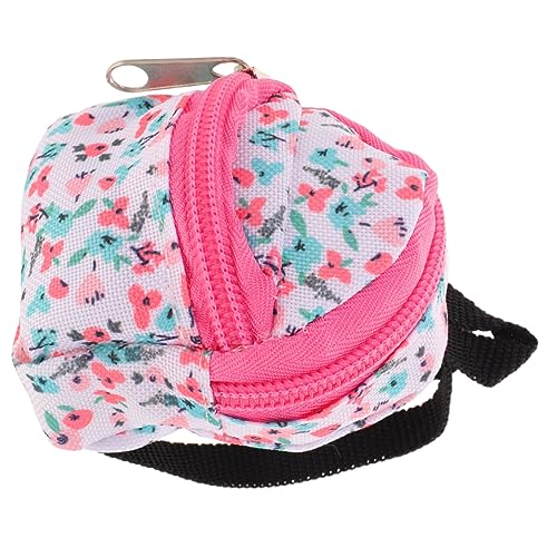 HOOTNEE Mini Puppenrucksack aus Robustem Polyester für Dekorative Zwecke für Kleine Modelle und Puppen mit Praktischem Reißverschluss und Hübschem Design Kleine und Wohnaccessoire HOOTNEE Mini Puppenrucksack aus Robustem Polyester für Dekorative Zwecke für Kleine Modelle und Puppen mit Praktischem Reißverschluss und Hübschem Design Kleine und Wohnaccessoire von HOOTNEE