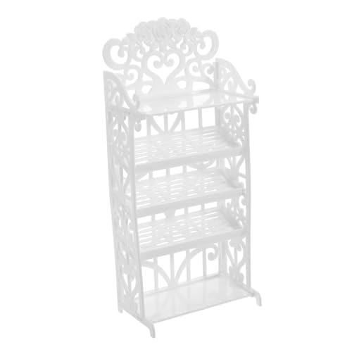 HOOTNEE Mini Puppenschuhregal, Puppenhausregal, Puppenmöbelschrank, Mini Möbel Für Puppenhaus, Puppenaufbewahrungsregal, Puppenhausregale, Puppenhauszubehör Und Möbel, Mini von HOOTNEE