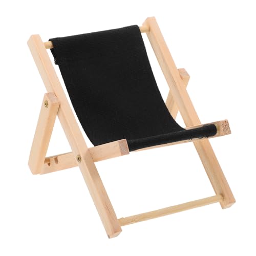 HOOTNEE Mini Strandstuhl, Mini Stuhl, Faltbarer Mini Strandstuhl, Miniatur Loungesessel, Requisite, Mikrolandschaft, Miniatur Strandstuhl, Mini Liegestuhl, Mini Ornament, Miniatur von HOOTNEE