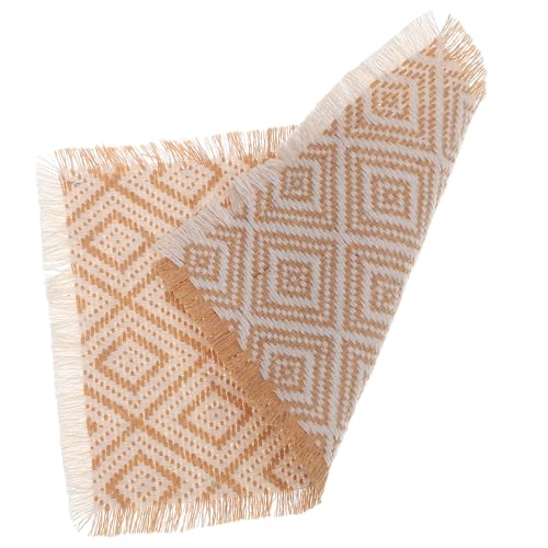 HOOTNEE Mini Teppich Teppich Mini Möbel Für Puppenhaus Teppich Für Puppenhaus Kleine Puppenhausmöbel Puppenhauszubehör Puppenhausdekor Puppenhausornament Mini Hausteppich von HOOTNEE