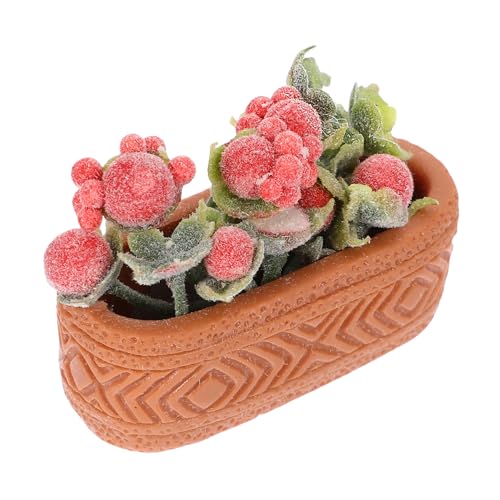 HOOTNEE Miniatur-blumenstatue Für Puppenhaus Kleines Bonsai-Modell Puppenhaus-Layout-Requisite Mini-topfpflanze HOOTNEE Miniatur-blumenstatue Für Puppenhaus Kleines Bonsai-Modell Puppenhaus-Layout-Requisite Mini-topfpflanze von HOOTNEE
