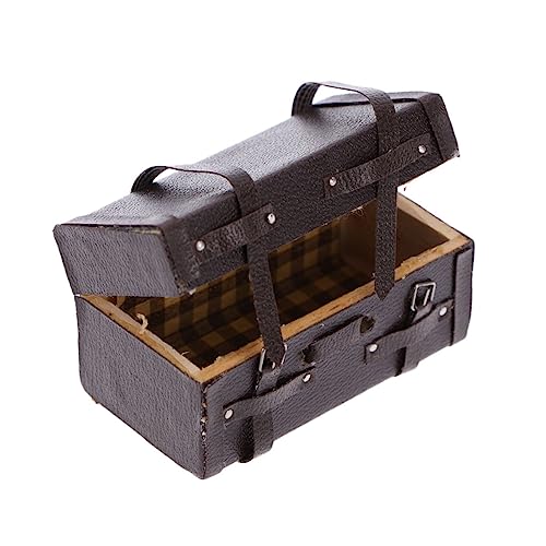 HOOTNEE Mini-puppenhaus Mini-Ledertasche Mini-Fall Bambus von HOOTNEE