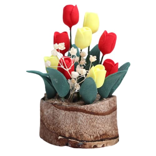 HOOTNEE Miniatur Pflanzenmodell, Mini Blumenmodell, Blumenhandwerk, Mini Topfblume, Blumentopf, Blumenmodell Verzierungen, Mini Hausdekorationen, Mini, Miniatur Garten, Mini HOOTNEE Miniatur Pflanzenmodell, Mini Blumenmodell, Blumenhandwerk, Mini Topfblume, Blumentopf, Blumenmodell Verzierungen, Mini Hausdekorationen, Mini, Miniatur Garten, Mini von HOOTNEE