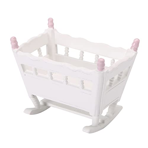 HOOTNEE Miniatur Puppenhaus Wiege Puppenbett Für Puppenhaus Realistisches Mini Cradle Modell Ideal Für Puppenmöbel Und Kreative Spielwelten Hochwertiges Für HOOTNEE Miniatur Puppenhaus Wiege Puppenbett Für Puppenhaus Realistisches Mini Cradle Modell Ideal Für Puppenmöbel Und Kreative Spielwelten Hochwertiges Für von HOOTNEE