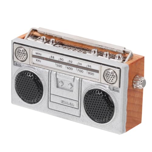 HOOTNEE Miniatur Radio Modellbau, Simulations Radiomodelle, Mini Radio Bastelarbeiten, Mini, Mini Radio, Mini Radio Schmuck, Simuliertes Radiomodell, Mini, Bastelarbeiten, von HOOTNEE