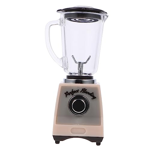 HOOTNEE Miniaturisierte Smoothie für Spielzeugküchen Zubehör Vivid Dollhouse Mixer in Pink für Rollenspiele und Kreative Aktivitäten von HOOTNEE