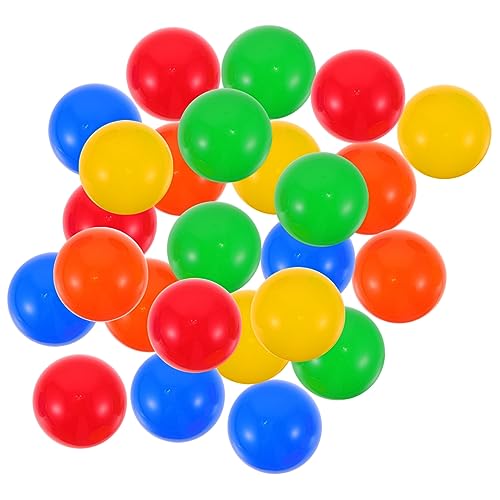 HOOTNEE Öffbare Plastikkugeln Für Tombola Und Lotterie Bunte Raffle Balls Für Festliche Anlässe Partyspiele Und Bingo Zubehör von HOOTNEE