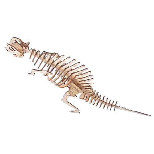 HOOTNEE Pädagogische Rätsel Spielzeug Holzpuzzle Für Kinder Hölzern Junge Spinosaurus 3D von HOOTNEE