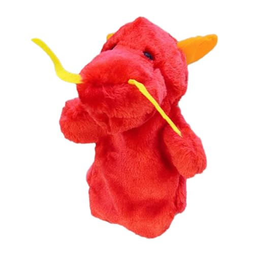 HOOTNEE Plüsch Drachen Handpuppe Interaktive Tier Handpuppe für Kreatives Rollenspiel für Lernumgebungen aus Hochwertigem und Sicherem Plüschmaterial HOOTNEE Plüsch Drachen Handpuppe Interaktive Tier Handpuppe für Kreatives Rollenspiel für Lernumgebungen aus Hochwertigem und Sicherem Plüschmaterial von HOOTNEE