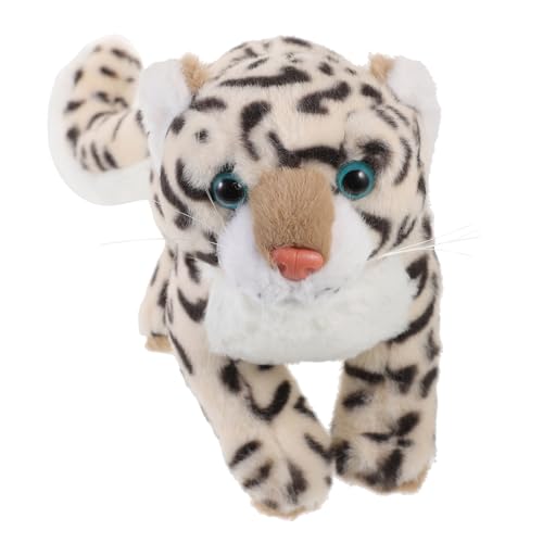 HOOTNEE Plüsch Schneeleopard Kuscheltier Niedliches Stofftier für Weiches Dekorationsspielzeug für Zuhause Perfektes für Neugeborene und Freunde Cartoon Design HOOTNEE Plüsch Schneeleopard Kuscheltier Niedliches Stofftier für Weiches Dekorationsspielzeug für Zuhause Perfektes für Neugeborene und Freunde Cartoon Design von HOOTNEE