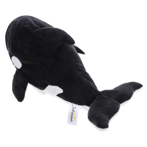 HOOTNEE Plüsch Wal Handpuppe Interaktive Tierfigur für Leichtes Geschichtenerzählen aus PP Baumwolle Geburtstagsgeschenke und Frühkindliche Bildung Kawaii Meerestier Fingerpuppe von HOOTNEE